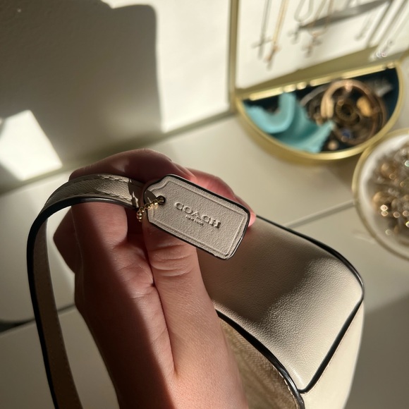 Coach Beige Crossbody Bag - Picture 3 of 5